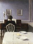 Interior with a Girl at the Clavier, 1901-Vilhelm Hammershoi-Giclee Print