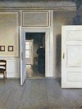 Interior with a Girl at the Clavier, 1901-Vilhelm Hammershoi-Giclee Print
