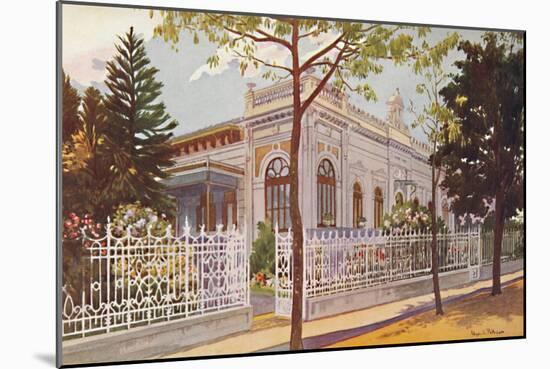 Vilino Nair, Residence of Admiral Baron de Teffé von Hoonholtz, Petropolis, 1914-Edgar L Pattison-Mounted Giclee Print