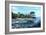 Villa and Boats, South of France-Trevor Neal-Framed Giclee Print