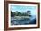 Villa and Boats, South of France-Trevor Neal-Framed Giclee Print