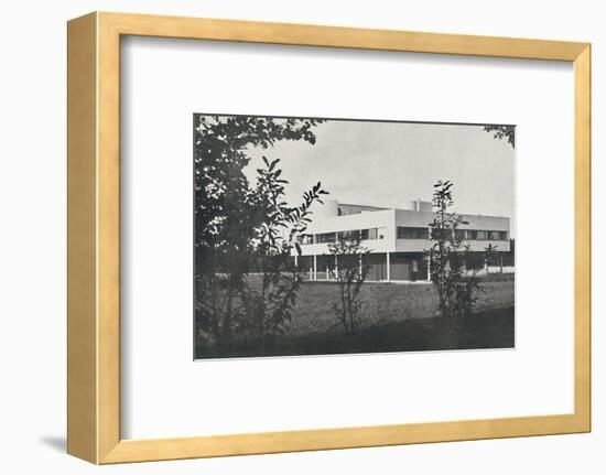 'Villa at Poissy, constructed in reinforced concrete', 1933-Unknown-Framed Photographic Print