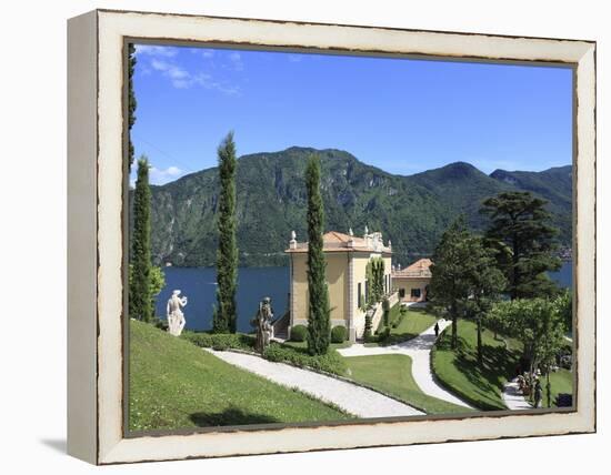 Villa Balbianello, Lenno, Lake Como, Lombardy, Italy, Europe-Vincenzo Lombardo-Framed Premier Image Canvas