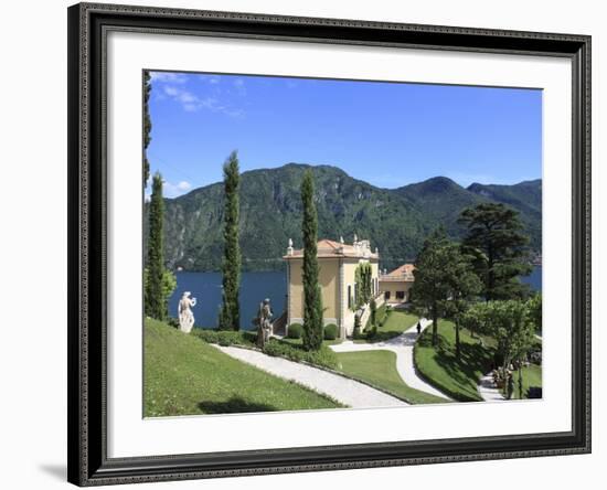 Villa Balbianello, Lenno, Lake Como, Lombardy, Italy, Europe-Vincenzo Lombardo-Framed Photographic Print