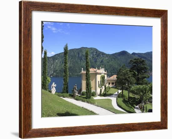 Villa Balbianello, Lenno, Lake Como, Lombardy, Italy, Europe-Vincenzo Lombardo-Framed Photographic Print