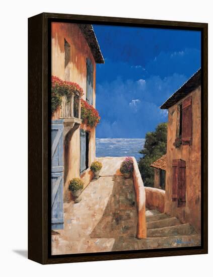 Villa By the Sea-Gilles Archambault-Framed Stretched Canvas