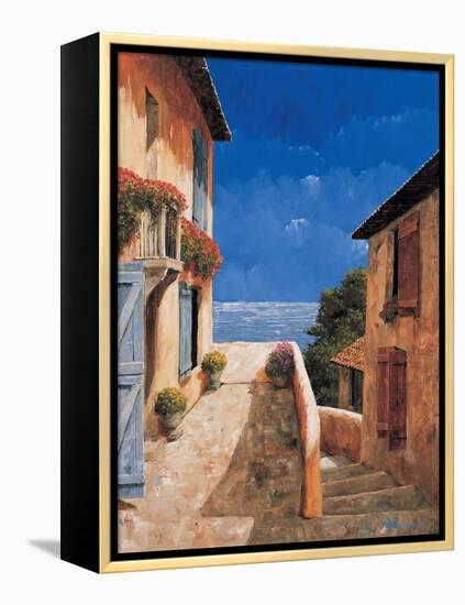 Villa By the Sea-Gilles Archambault-Framed Stretched Canvas