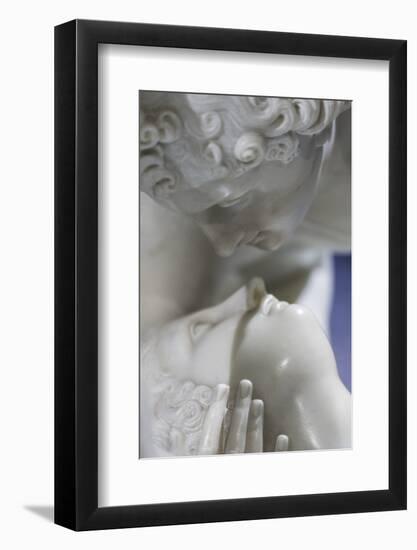 Villa Carlotta, Tremezzo, Como Lake, Lombardy, Italy. Cupid and Psyche.-Marco Bottigelli-Framed Photographic Print