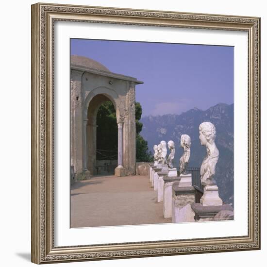 Villa Cimbrone, Ravello, Costiera Amalfitana (Amalfi Coast), Campania, Italy-Roy Rainford-Framed Photographic Print