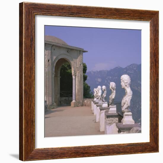 Villa Cimbrone, Ravello, Costiera Amalfitana (Amalfi Coast), Campania, Italy-Roy Rainford-Framed Photographic Print