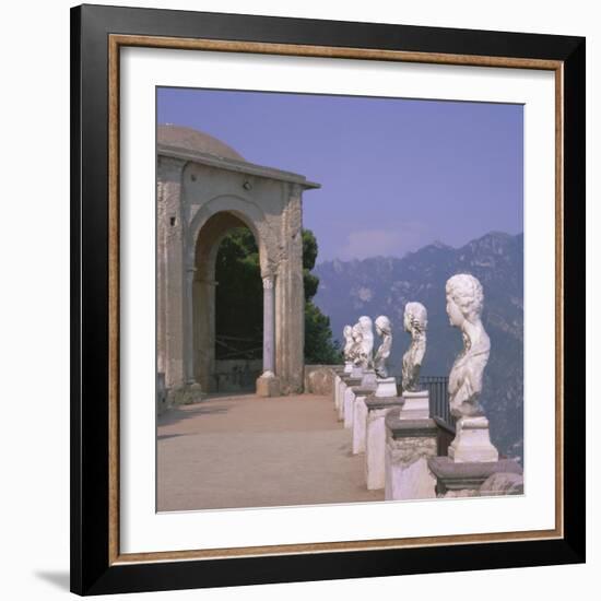 Villa Cimbrone, Ravello, Costiera Amalfitana (Amalfi Coast), Campania, Italy-Roy Rainford-Framed Photographic Print
