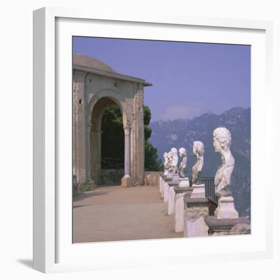 Villa Cimbrone, Ravello, Costiera Amalfitana (Amalfi Coast), Campania, Italy-Roy Rainford-Framed Photographic Print