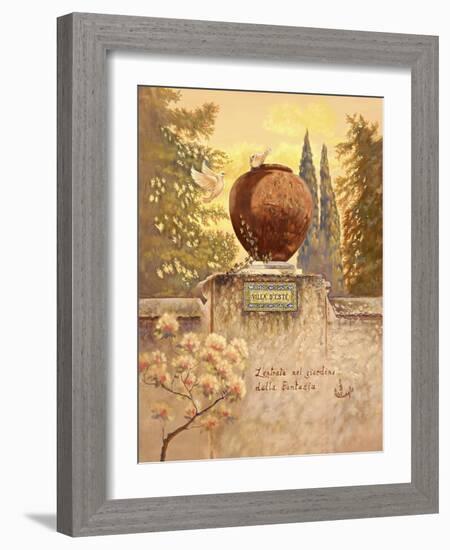 Villa D'este-Judy Mastrangelo-Framed Giclee Print