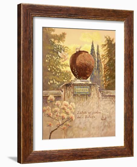 Villa D'este-Judy Mastrangelo-Framed Giclee Print