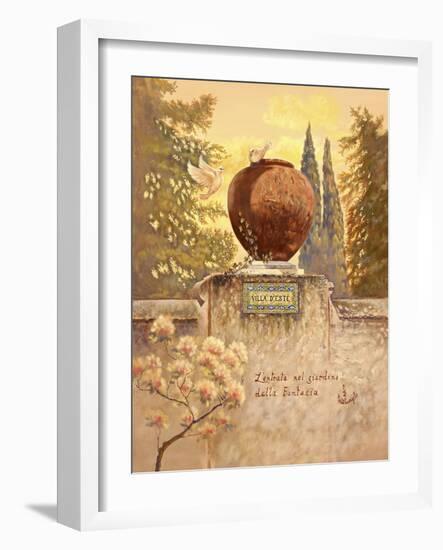 Villa D'este-Judy Mastrangelo-Framed Giclee Print