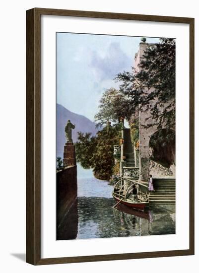 Villa Del Balbianello, Lenno, Lake Como, Italy, C1930S-Donald Mcleish-Framed Giclee Print