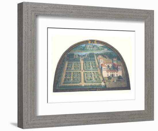 Villa dell'Ambrogiana-Giusto Utens-Framed Premium Giclee Print