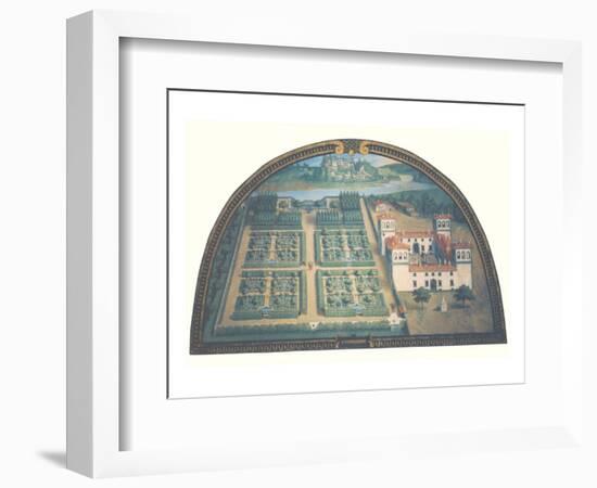 Villa dell'Ambrogiana-Giusto Utens-Framed Premium Giclee Print