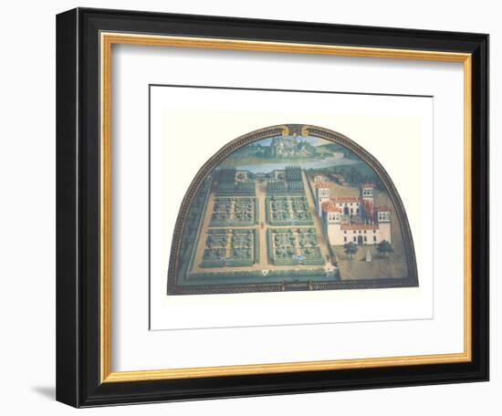 Villa dell'Ambrogiana-Giusto Utens-Framed Premium Giclee Print