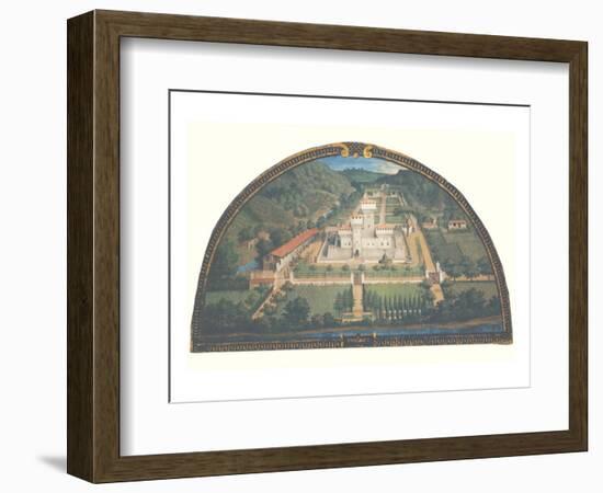 Villa di Cafaggiolo-Giusto Utens-Framed Premium Giclee Print