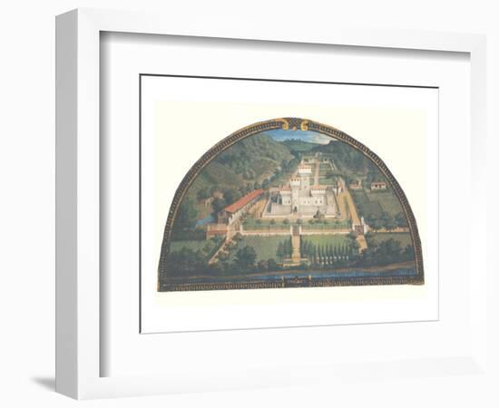 Villa di Cafaggiolo-Giusto Utens-Framed Premium Giclee Print