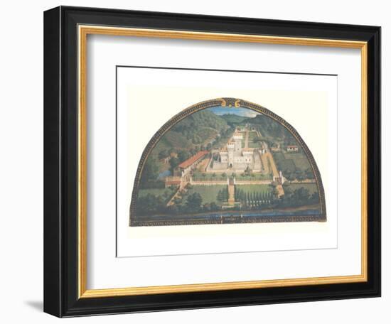 Villa di Cafaggiolo-Giusto Utens-Framed Premium Giclee Print