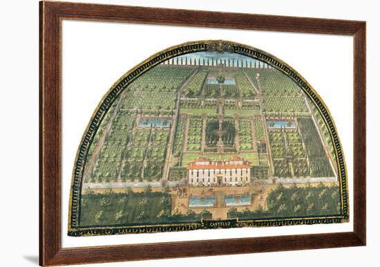 Villa di Castello-G Van Utens-Framed Art Print