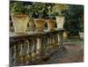 Villa di Marlia The Balustrade-John Singer Sargent-Mounted Art Print