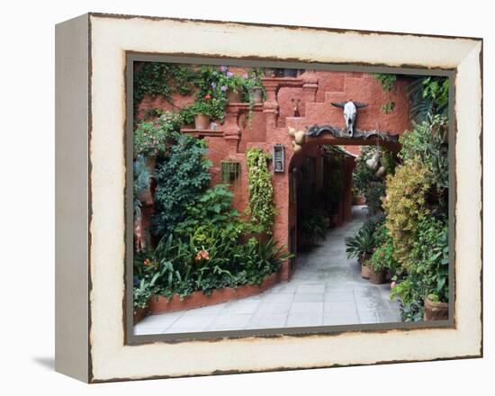 Villa Entrance to Garden, San Miguel De Allende, Mexico-Nancy Rotenberg-Framed Premier Image Canvas