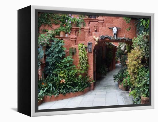 Villa Entrance to Garden, San Miguel De Allende, Mexico-Nancy Rotenberg-Framed Premier Image Canvas