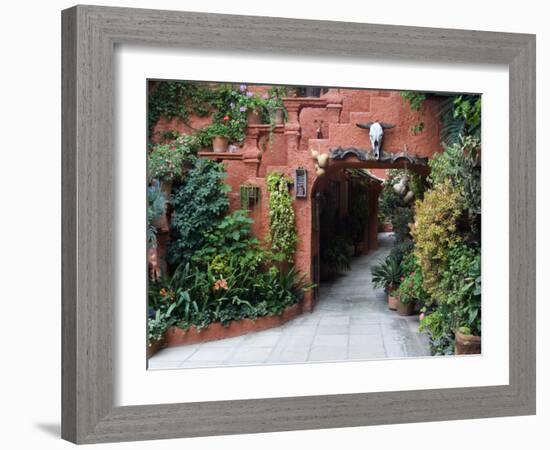 Villa Entrance to Garden, San Miguel De Allende, Mexico-Nancy Rotenberg-Framed Photographic Print