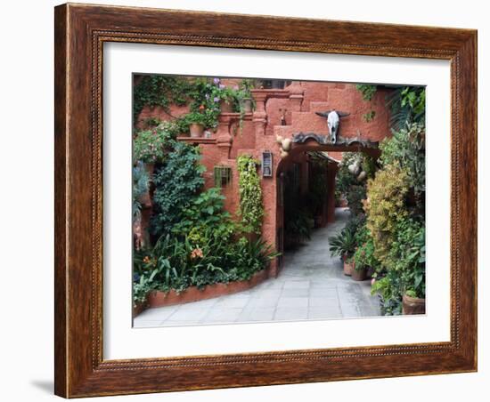 Villa Entrance to Garden, San Miguel De Allende, Mexico-Nancy Rotenberg-Framed Photographic Print