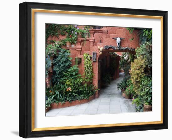 Villa Entrance to Garden, San Miguel De Allende, Mexico-Nancy Rotenberg-Framed Photographic Print