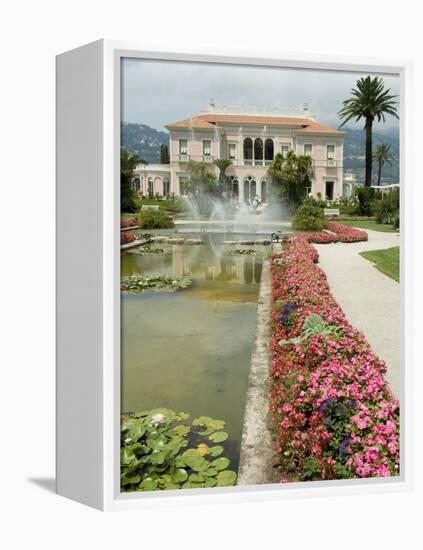 Villa Ephrussi, Historical Rothschild Villa, St. Jean Cap Ferrat, Alpes-Maritimes, Provence, France-Ethel Davies-Framed Premier Image Canvas