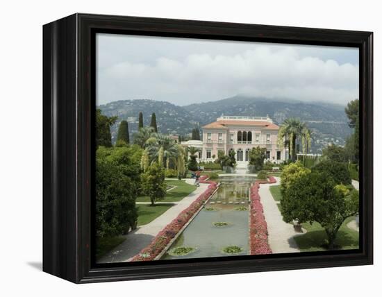 Villa Ephrussi, Historical Rothschild Villa, St. Jean Cap Ferrat, Alpes-Maritimes, Provence, France-Ethel Davies-Framed Premier Image Canvas