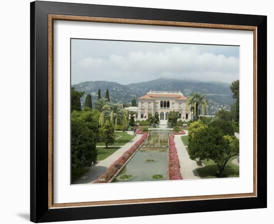 Villa Ephrussi, Historical Rothschild Villa, St. Jean Cap Ferrat, Alpes-Maritimes, Provence, France-Ethel Davies-Framed Photographic Print