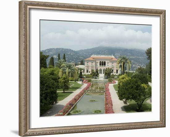 Villa Ephrussi, Historical Rothschild Villa, St. Jean Cap Ferrat, Alpes-Maritimes, Provence, France-Ethel Davies-Framed Photographic Print