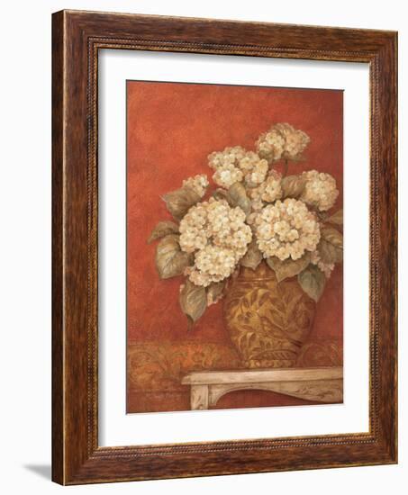 Villa Flora Hydrandeas-Pamela Gladding-Framed Art Print