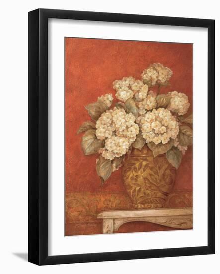 Villa Flora Hydrandeas-Pamela Gladding-Framed Art Print