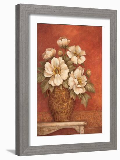 Villa Flora Peonies-Pamela Gladding-Framed Art Print