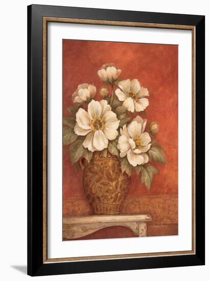 Villa Flora Peonies-Pamela Gladding-Framed Art Print