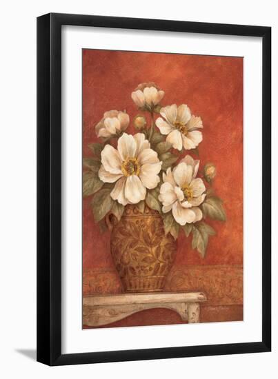 Villa Flora Peonies-Pamela Gladding-Framed Art Print