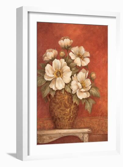 Villa Flora Peonies-Pamela Gladding-Framed Art Print