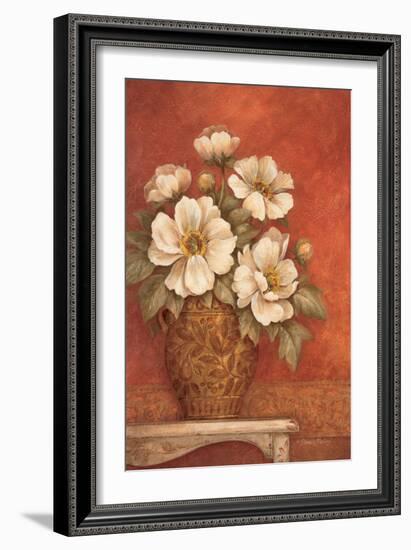 Villa Flora Peonies-Pamela Gladding-Framed Art Print