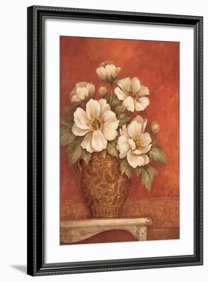 Villa Flora Peonies-Pamela Gladding-Framed Premium Giclee Print