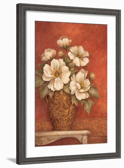 Villa Flora Peonies-Pamela Gladding-Framed Premium Giclee Print