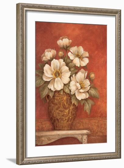 Villa Flora Peonies-Pamela Gladding-Framed Premium Giclee Print