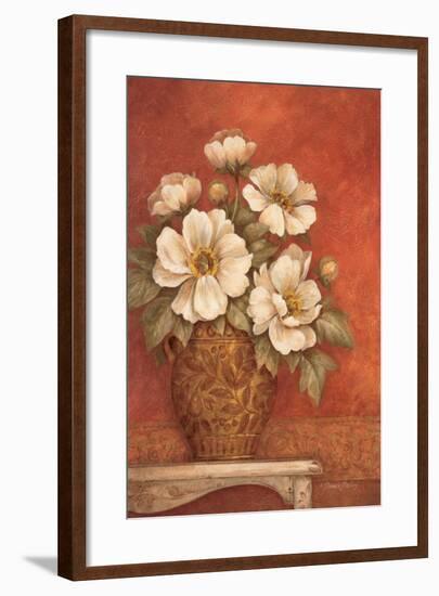 Villa Flora Peonies-Pamela Gladding-Framed Premium Giclee Print