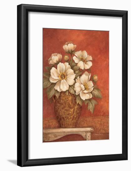 Villa Flora Peonies-Pamela Gladding-Framed Premium Giclee Print