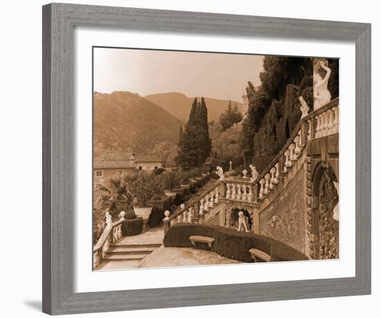 Villa Garzoni-Charles Latham-Framed Giclee Print